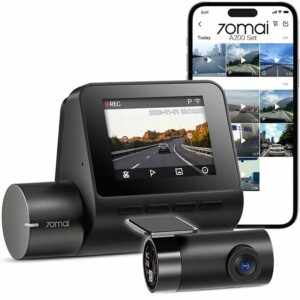 70mai A200-1 Front & Rear Dash Cam w. Screen, Set with RC11 Rearview Camera, 1080P 60FPS 130FOV 500m - Image 2