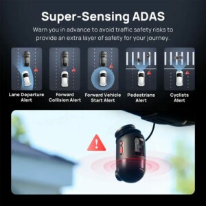 70mai Dash Cam 4K Omni 360° + Reaview Full View with Dual Sony STARVIS 2, AI 2.0 & 4G LTE (X800-2) - Image 13