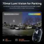 70mai Dash Cam 4K Omni 360° + Reaview Full View with Dual Sony STARVIS 2, AI 2.0 & 4G LTE (X800-2) - Image 15
