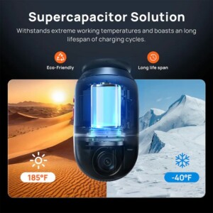 70mai Dash Cam 4K Omni 360° + Reaview Full View with Dual Sony STARVIS 2, AI 2.0 & 4G LTE (X800-2) - Image 7