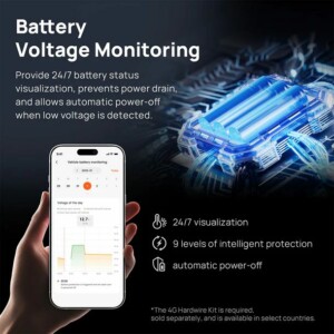 70mai Dash Cam 4K Omni 360° + Reaview Full View with Dual Sony STARVIS 2, AI 2.0 & 4G LTE (X800-2) - Image 8