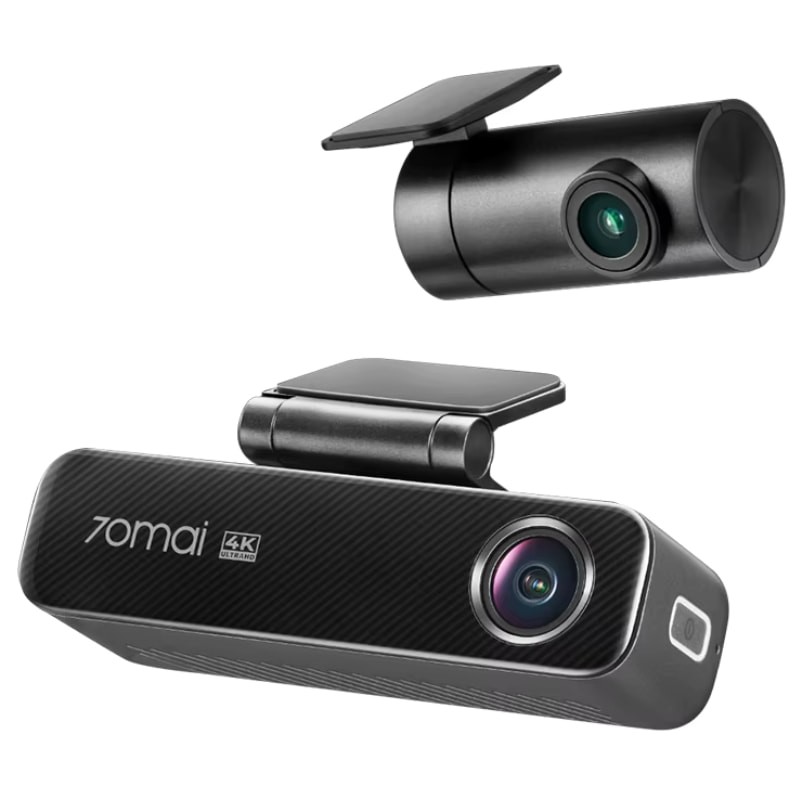 pcz-6971669784539 70mai Μ800-2 4Κ Dash Cam set & Rear Cam. 3840x2160 GPS & Hi Temperature Battery - Image 1