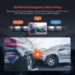 70mai A800SE Dash Cam 4k w. 3inch screen - 2160p 140FOV - Image 5