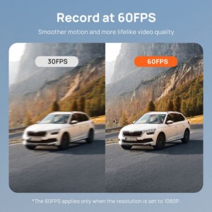 70mai A810S-2 Dash Cam & Rear Cam, 3840*2160P 4K 30FPS 3inc screen 60C temperature - Image 4