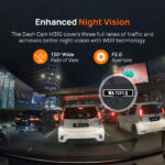70mai M310 Plus 2k Dash Cam - 2k resolution 2560 x 1440 - Image 5