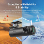 70mai M310 Plus 2k Dash Cam - 2k resolution 2560 x 1440 - Image 7