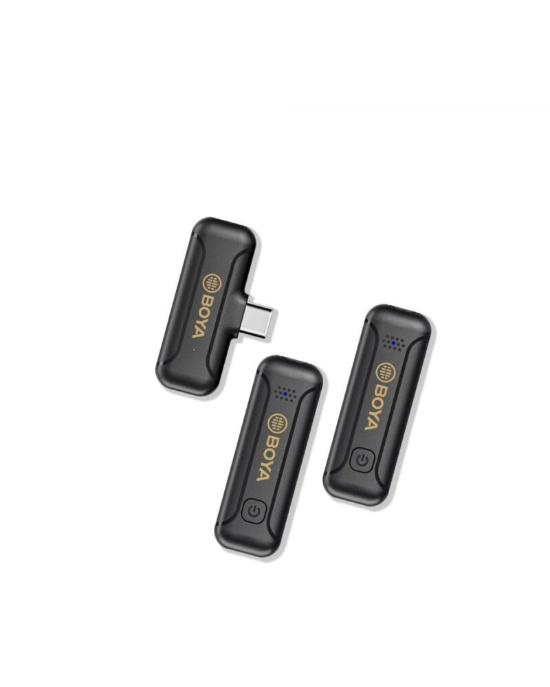 BOYA BY-WM3T2-D2 2,4GHz Mobile wireless mic For IOS iPhone (2 transmitters, two person vlog) - Image 2