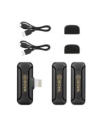 BOYA BY-WM3T2-D2 2,4GHz Mobile wireless mic For IOS iPhone (2 transmitters, two person vlog) - Image 5