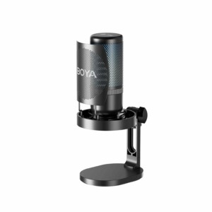 BOYA BY-K3 USB RGB Microphone Supercardioid w. shockmount (2 zones RGB) - Image 2