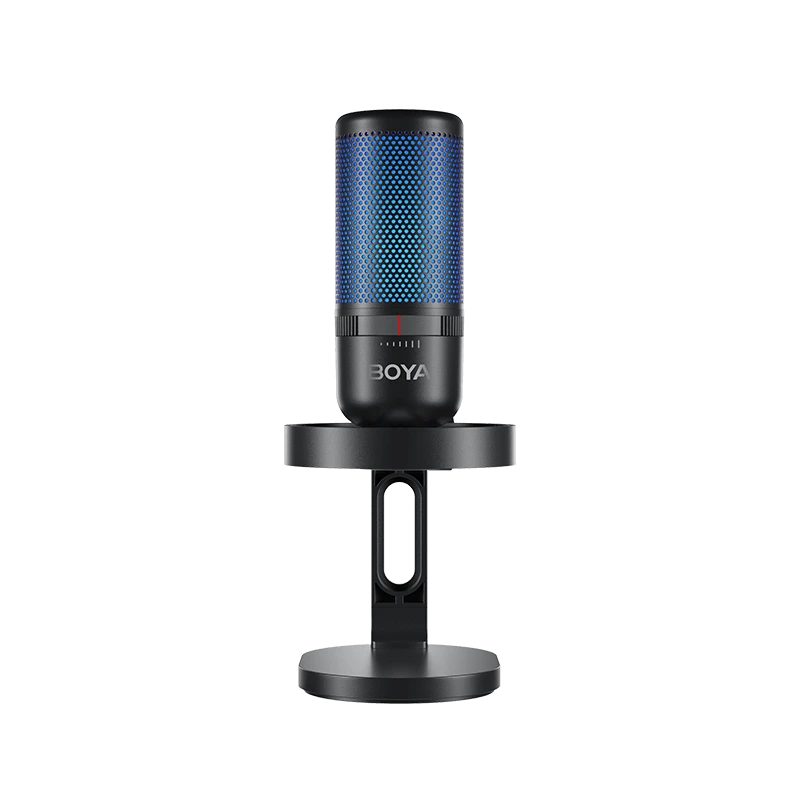 pcz-6977490710488 BOYA BY-K3 USB RGB Microphone Supercardioid w. shockmount (2 zones RGB) - Image 1