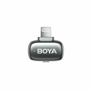 BOYA mini 2 Lightning & Type-C -Space Grey, 2,4GHz 2mic Wireless AI-ANC Mic w. Charging Box - Image 4