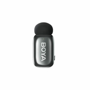 BOYA mini 2 Type-C Space Gray, 2,4GHz 2mic Wireless AI-ANC Mic w. Charging Box Mono/stereo/safety-tr - Image 3