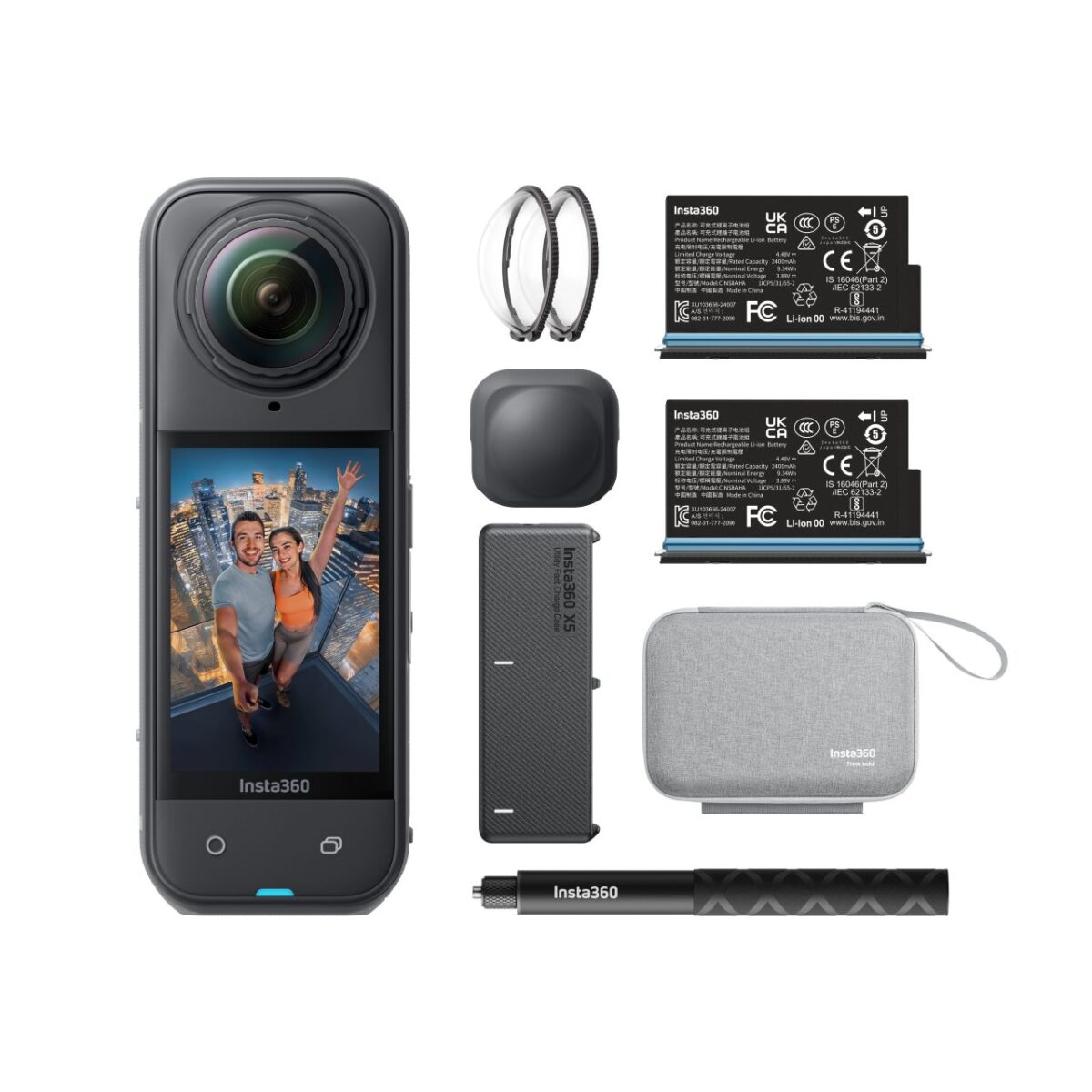 pcz-6977644761496 Insta360 X5 - 8K, Triple AI Chip, Action Camera Essentials Bundle - Image 1