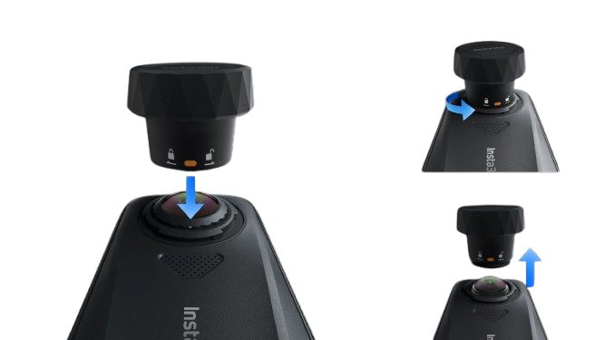 pcz-6977644762448 Insta360 X4 Air Replacement Lens Kit (Single Lens) - Image 1