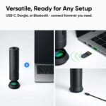 Insta360 Wave Arctic White - AI Speakerphone for Meetings, Recordings, Podcasts, Live Streams - Image 9