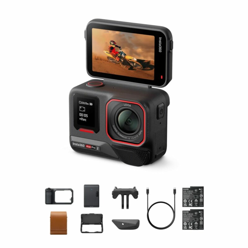 pcz-6977644768938 Insta360 Ace Pro 2 Flash Print Bundle Action Camera - With pocket printer, prints instantly - Image 1