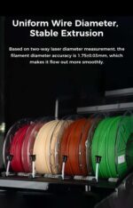Creality Hyper PLA RFID Gold - Fast Printing Filament with CFS tag 1kg 1.75 (3301010459) - Image 7