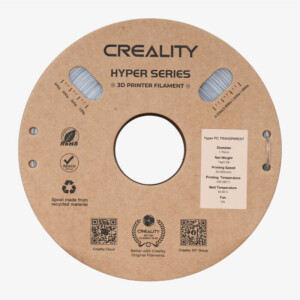 Creality Hyper PC Transparent 3D Printer Filament Crystal Clear Finish 1.75mm 1KG - Image 3