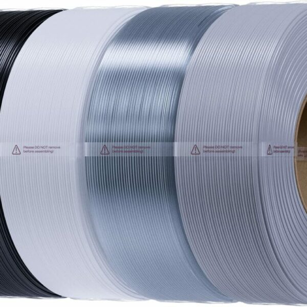 Creality CR-PETG Value Pack 4kg- No Reel Black & White & Gray & Transparent 3DPrinter Filament refil