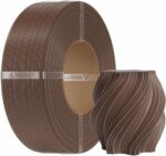Creality CR-PETG Brown - No Reel 3D Printer Filament, Hard Glossy Tensile Str. 49MPA, 1 kg Spool1.75