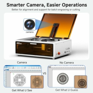 Creality Falcon A1 White - 10W Laser Engraver 305x381 Acrylic 9,6mm Wood 6mm CoreXY 600mms - Image 3