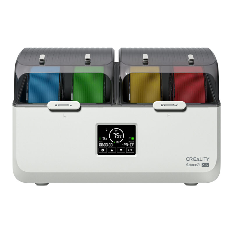 Creality SpacePi X4L Filament Dryer Dry Box for 4 Filaments Adjust 40-75c Small Screen for 12 types - Image 4