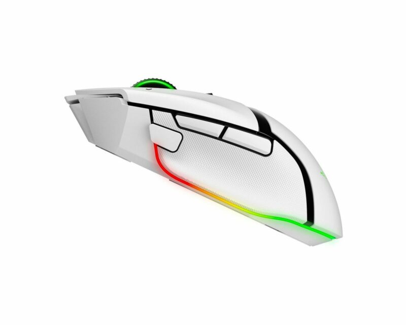 Razer BASILISK V3 PRO WHITE WIRELESS - Optical Switches - Tilt Wheel - 11 Buttons - 30k Sensor - Image 4
