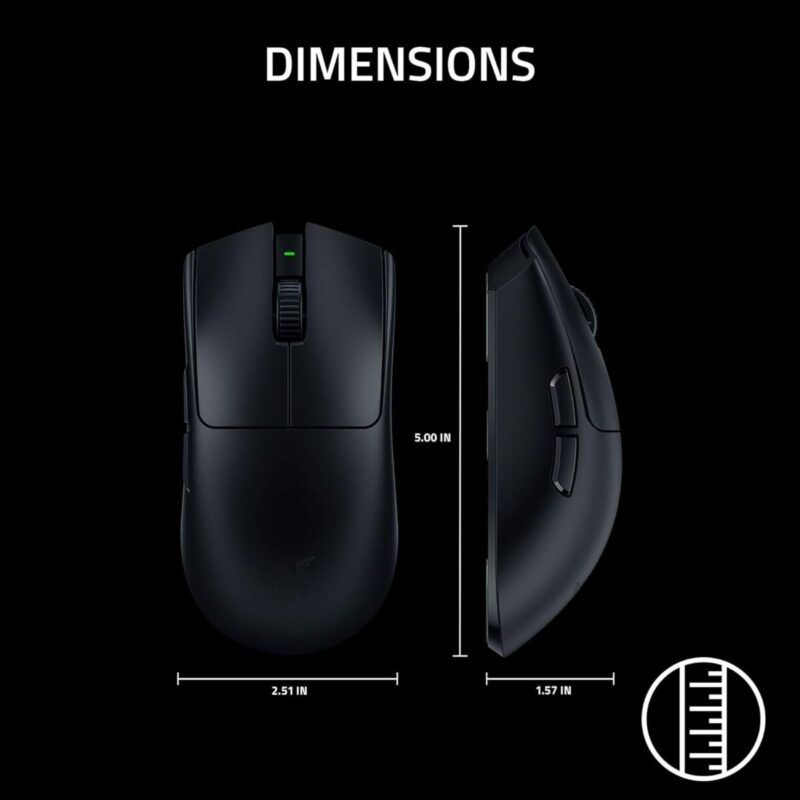 Razer VIPER V3 PRO SE Black - Wireless Gaming Mouse - 54g - 35K DPI - 95h Battery - Image 5