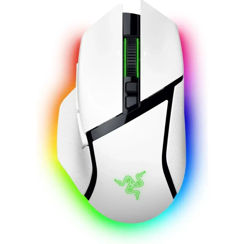pcz-8886419334644 Razer BASILISK V3 PRO 35K WHITE WIRELESS - Optical Switches - Tilt Wheel - 11 Buttons - Image 1