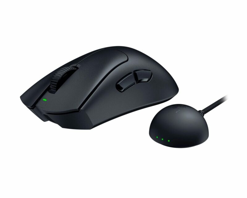 Razer DEATHADDER V4 PRO BLACK - 56g Wireless Gaming Mouse - Ergonomic - 120 Hours Battery - 45K DPI - Image 2