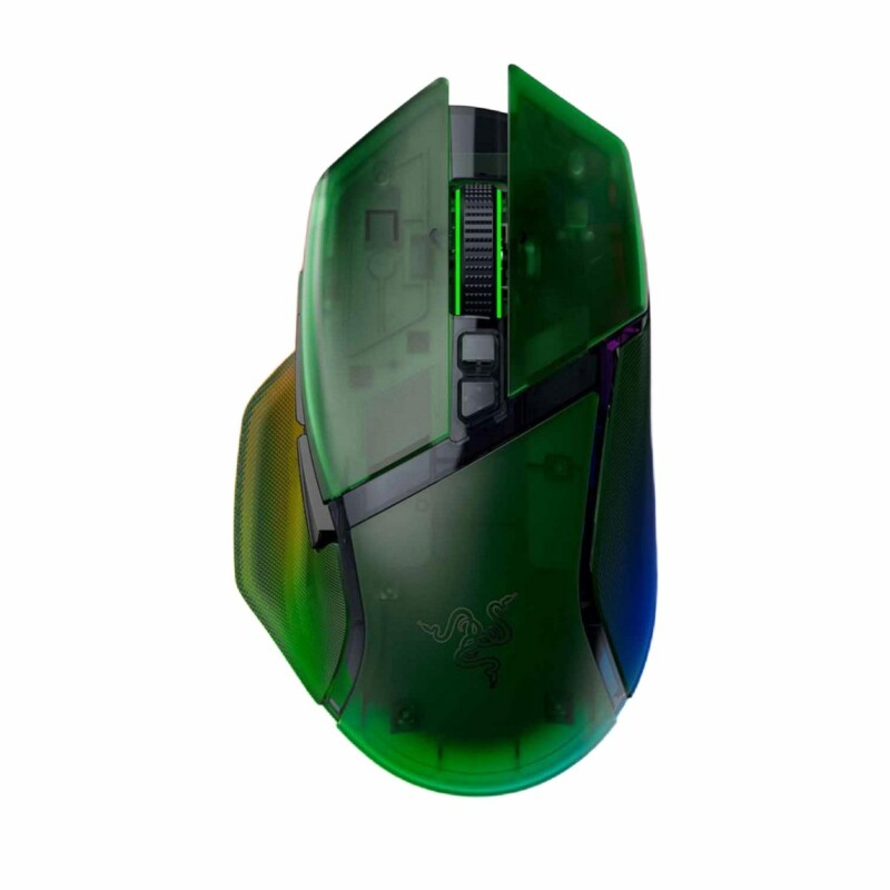 pcz-8886419334804 Razer BASILISK V3 PRO 35K Phantom Green - WIRELESS - Optical Switches - Tilt Wheel - 11 Buttons - Image 1