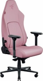Razer Iskur V2 NewGen Quartz - Lumbar Support - Leather with CoolTouch - Steel Frame - 136 kg