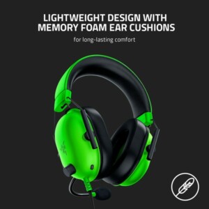Razer BLACKSHARK V2 X GREEN Gaming Headset - 7.1 - PC/PS4/PS5 - Image 6