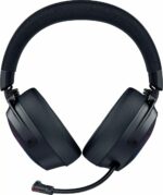 Razer KRAKEN V4 Pro - Wireless 7.1 RGB Gaming Headset - Sound Card - Haptic Feedback - PC/PS5/PS4 - Image 3
