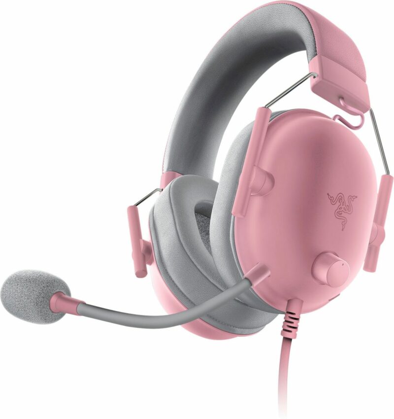 Razer BLACKSHARK V2 X QUARTZ - PINK - Gaming Headset - 7.1 - PC/PS4/PS5 - Image 2