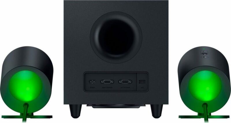 Razer Nommo V2 - RGB Gaming 2.1 Speakers - Subwoofer - THX - USB/Bluetooth 5.3 - PC/PS5/Mobile - Image 8