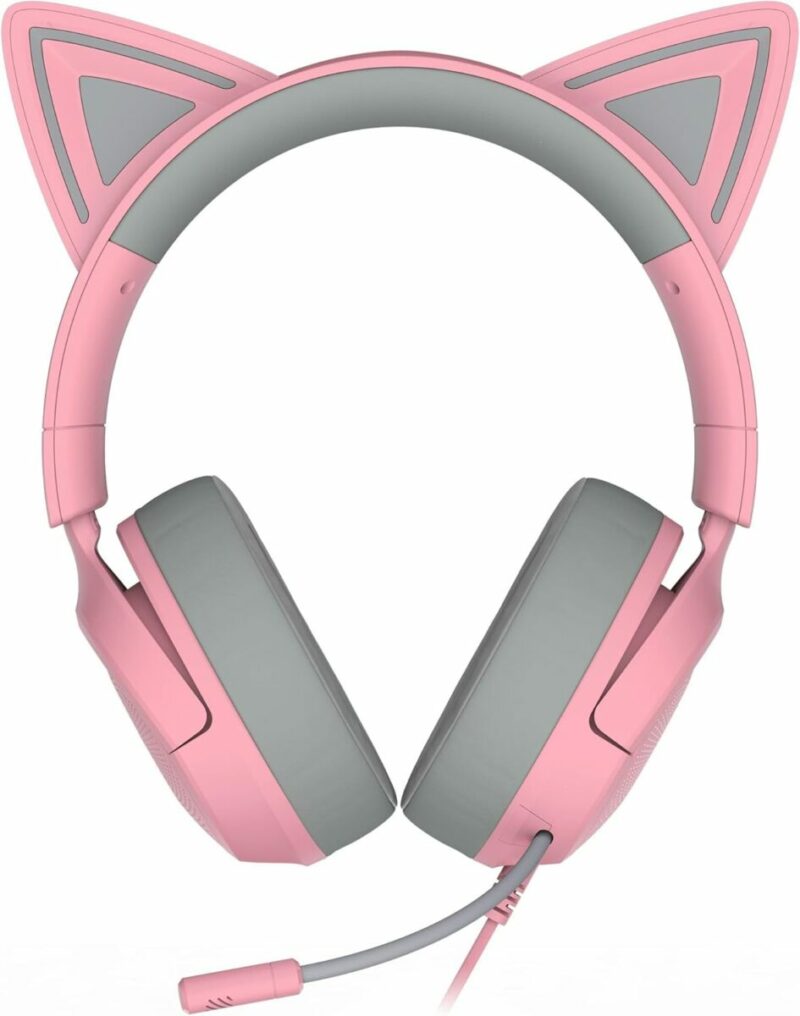 Kraken Kitty V3 X Quartz - Gaming Headset - Kitty Ears - 7.1 Surround - PC/PS5/Xbox/Switch 2 - 3.5mm - Image 4