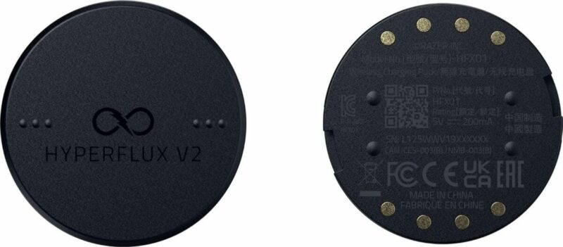 Razer Hyperflux V2 Hard - Wireless Charging Puck - Gaming Mousepad - Anti-Slip Rubber Base - Image 5