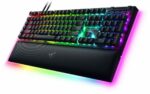 Razer BLACKWIDOW V4 PRO - Gaming Mechanical RGB Keyboard -  Yellow Silent Switches - Macros - Image 4