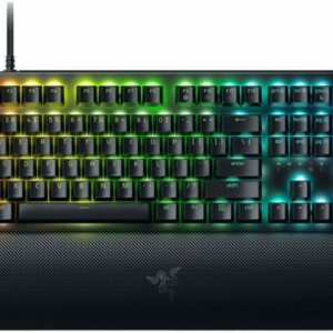 Razer BLACKWIDOW V4 PRO - Gaming Mechanical RGB Keyboard -  Yellow Silent Switches - Macros