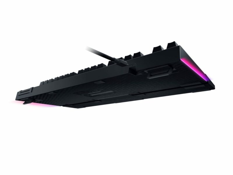 Razer BLACKWIDOW V4 - RGB Gaming Mechanical Keyboard - Underglow LED - Macro - Yellow Linear Switch - Image 5