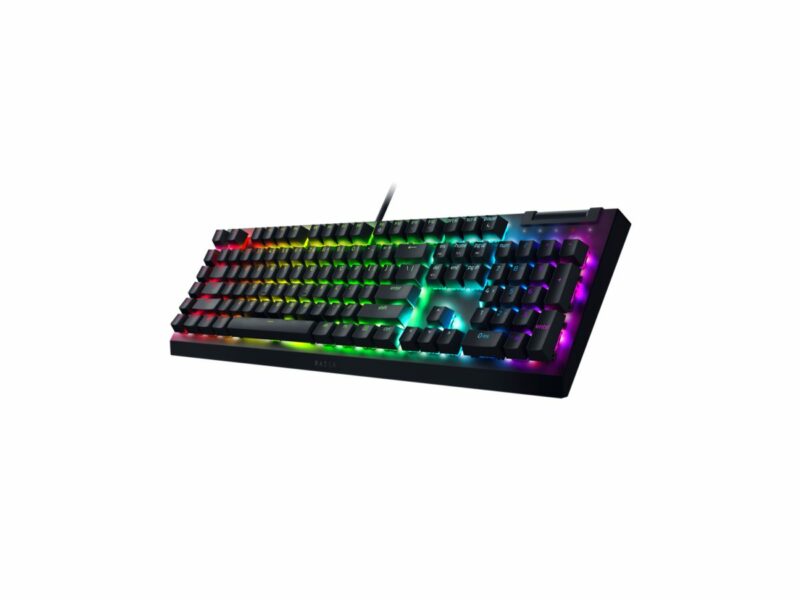 Razer BlackWidow V4 X - RGB Gaming Mechanical Keyboard - Macro Keys - Green Clicky Switches - Image 4