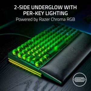 Razer BLACKWIDOW V4 75% Phantom Ed. - Mechanical - RGB - Hot-Swappable - Orange Tactile Switches - Image 3