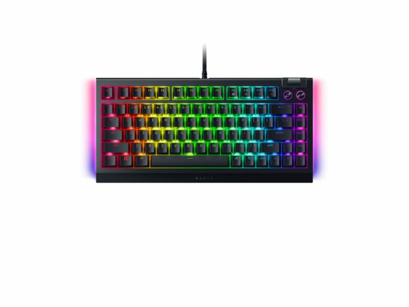 Razer BLACKWIDOW V4 75% - Mechanical RGB Gaming Keyboard - Hot-Swappable - Orange Tactile Switches - Image 2