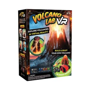 Abacus Brands Volcano Lab VR Επιστημονικό σετ εικονικής πραγματικότητας – Πλήρης Αγγλική Έκδοση – Περιλαμβάνει Γυαλιά VR