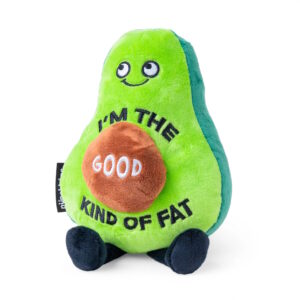 Punchkins Plush Avocado Λούτρινο – "I'm The Good Kinda Fat"