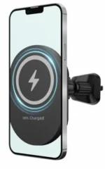 Forever - WSH-140 Magsafe Magnetic Holder with wireless charging 15W- Black - Image 4
