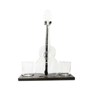 The Source – Guitar Decanter Set — Καράφα & Ποτήρια “Κιθάρα” – Το Σετ για τον Λάτρη της Μουσικής - Image 4