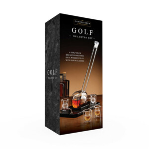 The Source Golf Decanter Set — Σετ Καράφα & Ποτήρια Golf – Καράφα Μοτίβο Club με 4 Ποτήρια σε σχέδιο Μπάλας