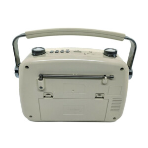 The Source - Επαναφορτιζόμενο Retro ραδιόφωνο με Bluetooth σε κρεμ χρώμα - Image 5